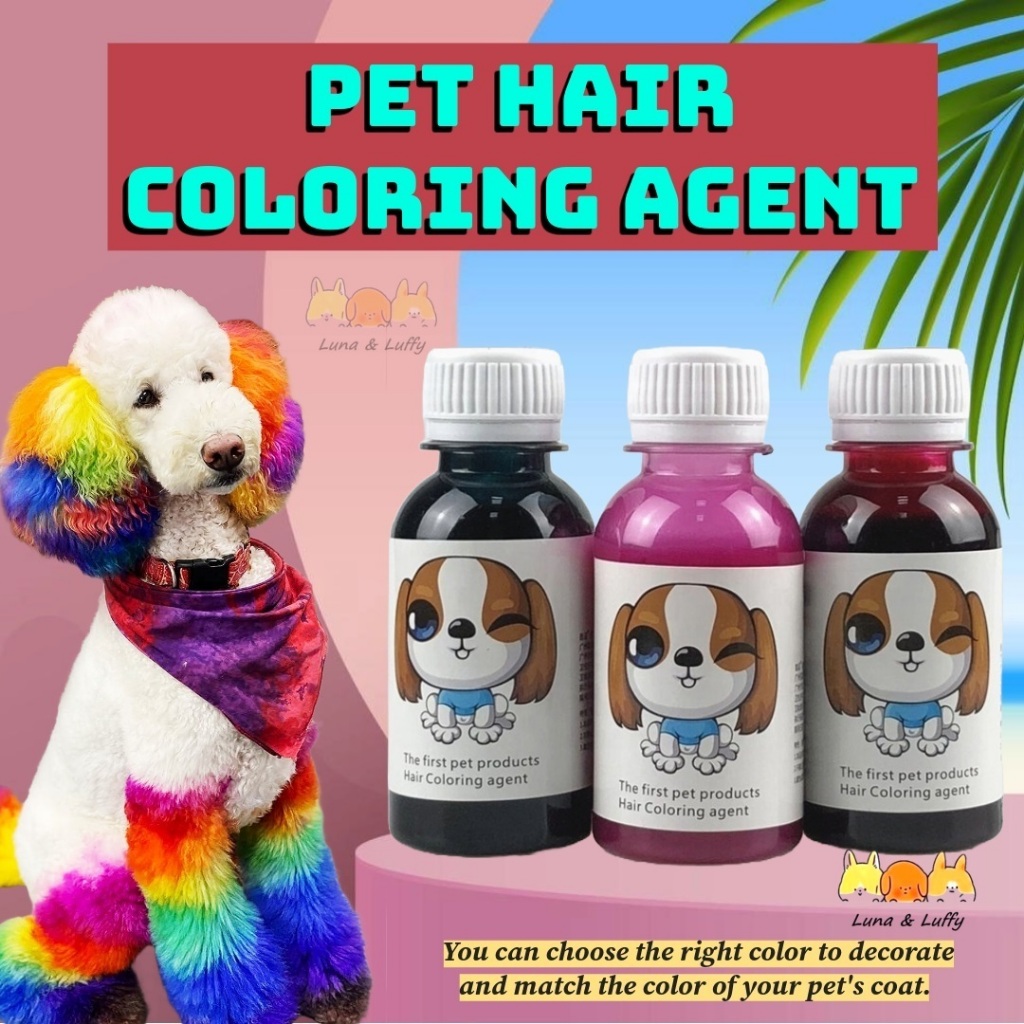 100ml Dog hair coloring agent cat special color hair dyeing cream not