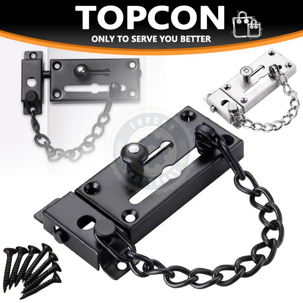 Door Chain Stainless Steel Security Chain Lock Thicker Anti-Theft