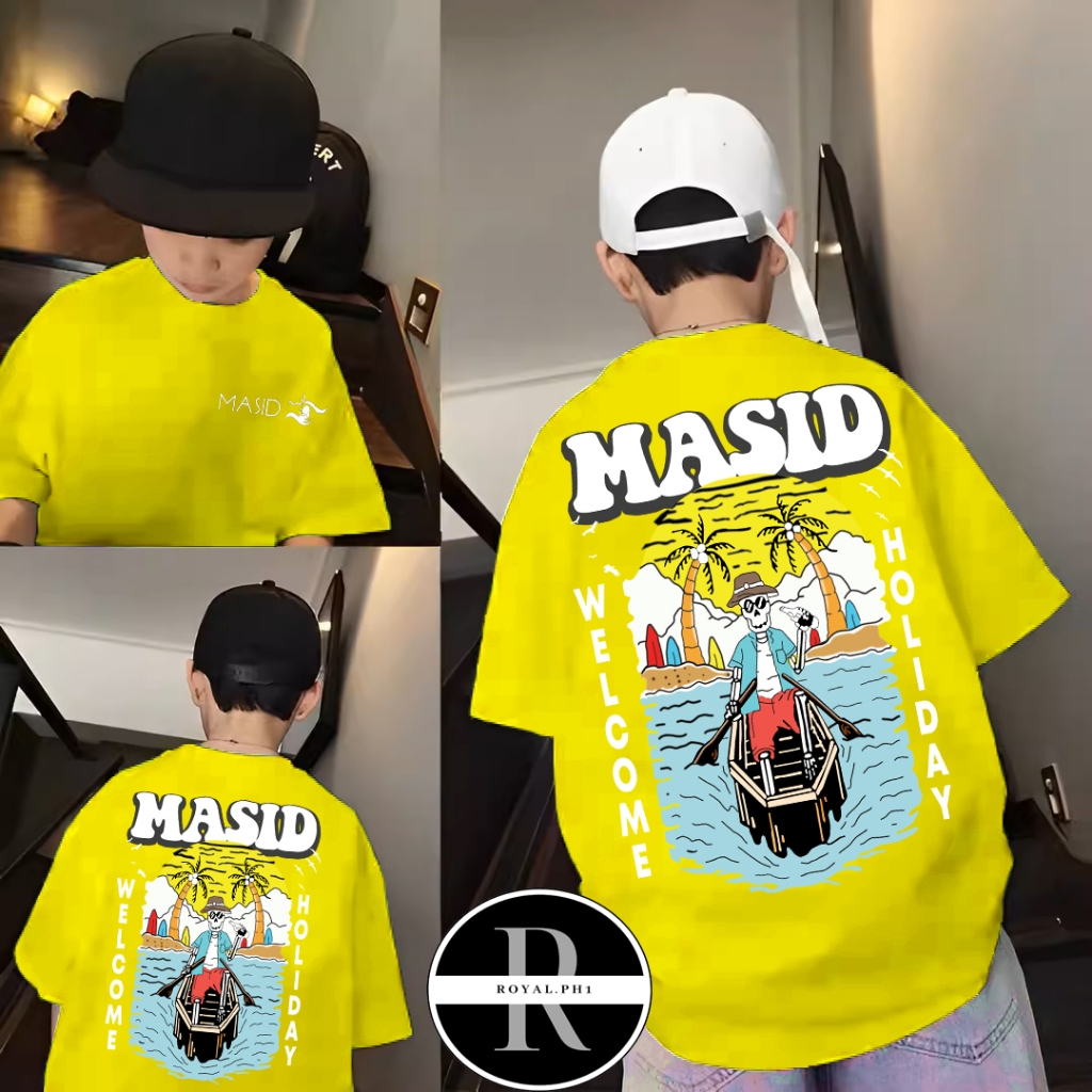 MASID V1 HD printed T shirt for adults and children casual short sleeved street unisex K55 Shopee Philippines