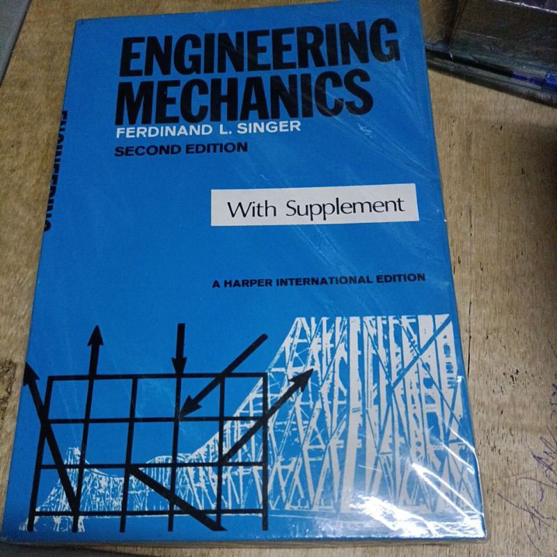 Engineering Mechanics Second Edition (Ferdinand Singer) | Shopee ...