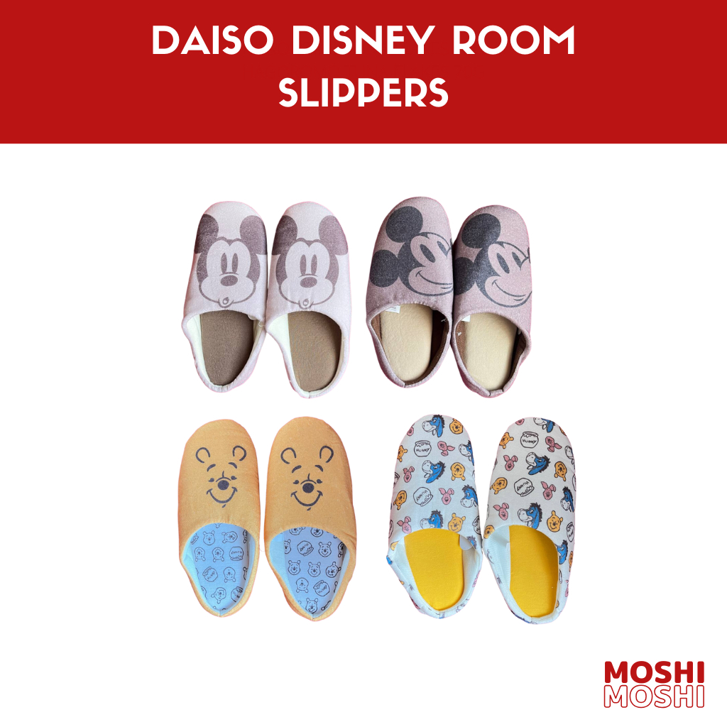 Daiso Disney Room Slippers Shopee Philippines