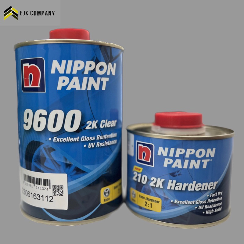 NIPPON Nax Premila 9600 Clear 2k Extra Solid with 210 Hardener (NP600 ...