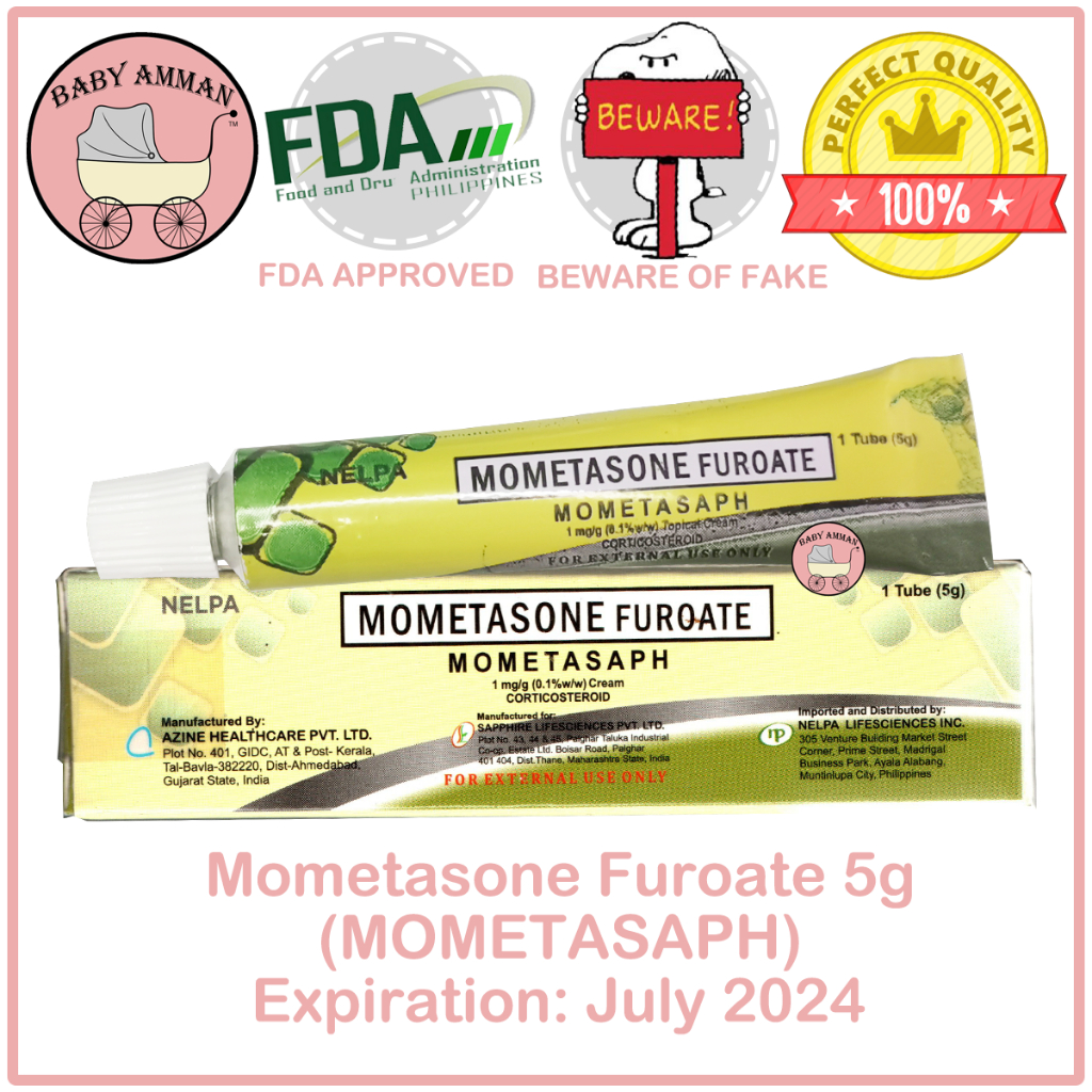 skin rashes or skin condition mometasaph cream 5g Shopee Philippines