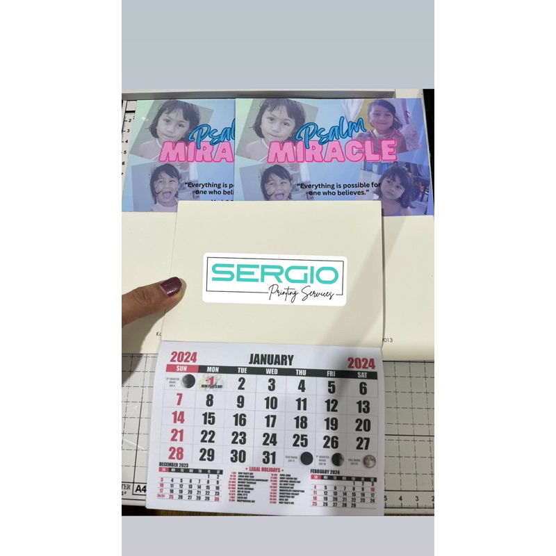 Psalm Miracle 2024 Ref Calendar Shopee Philippines