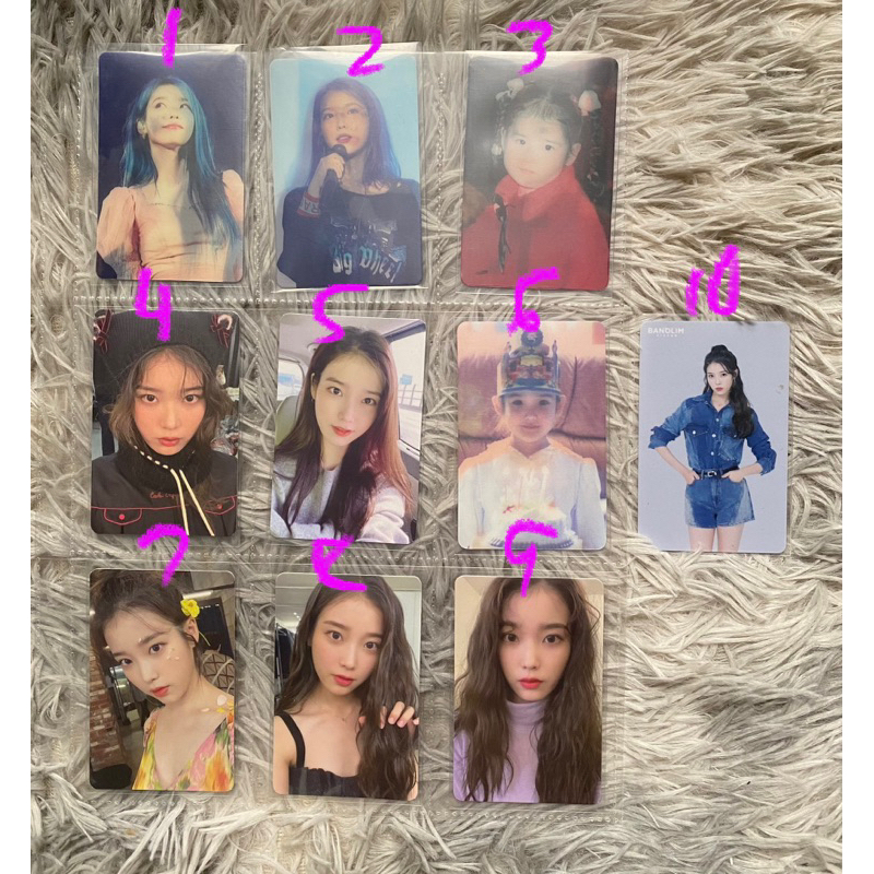 [RESTOCK] IU Official Photocards (LILAC MD |5th uaena| celebrity ...