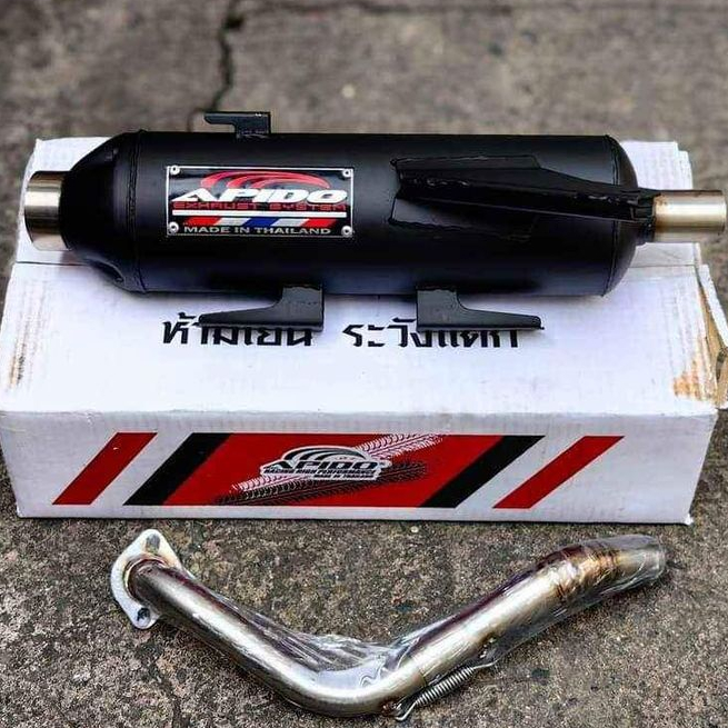 APIDO V4 Exhaust Pipe MIO Sporty / Amore / Soul | Stainless Tip ...
