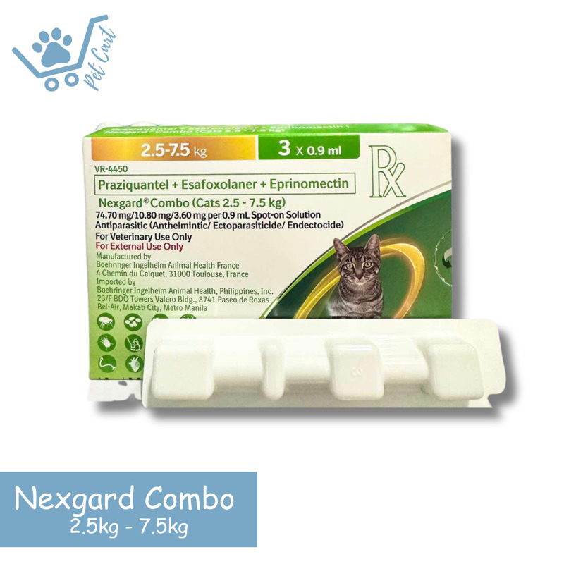 Nexgard Combo For cats 1 Applicator only Shopee Philippines