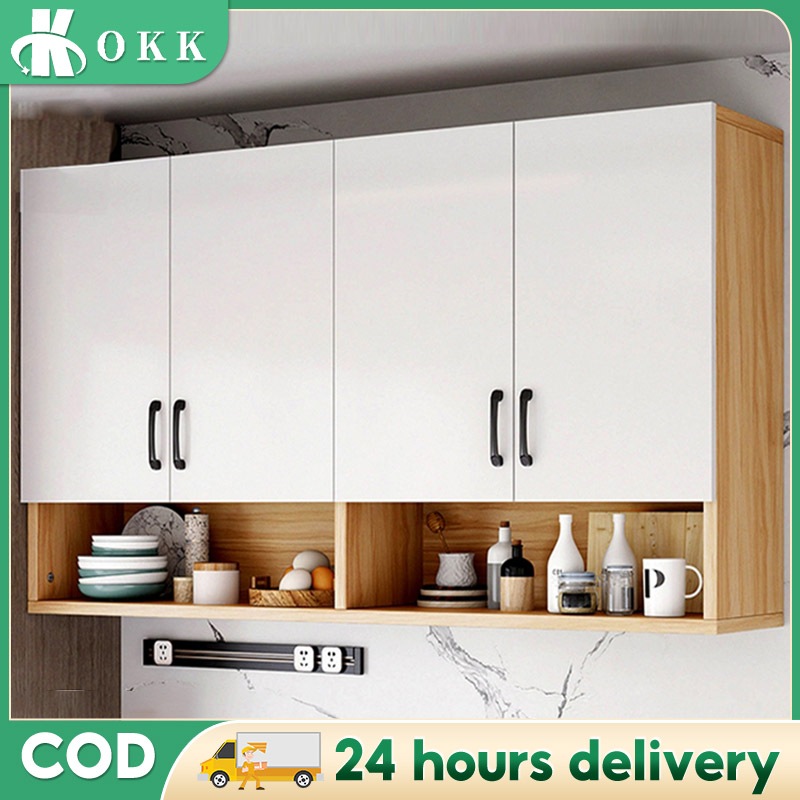 【thickening】Hanging Cabinet Kitchen Cabinet Wall Cabinets Food Side ...