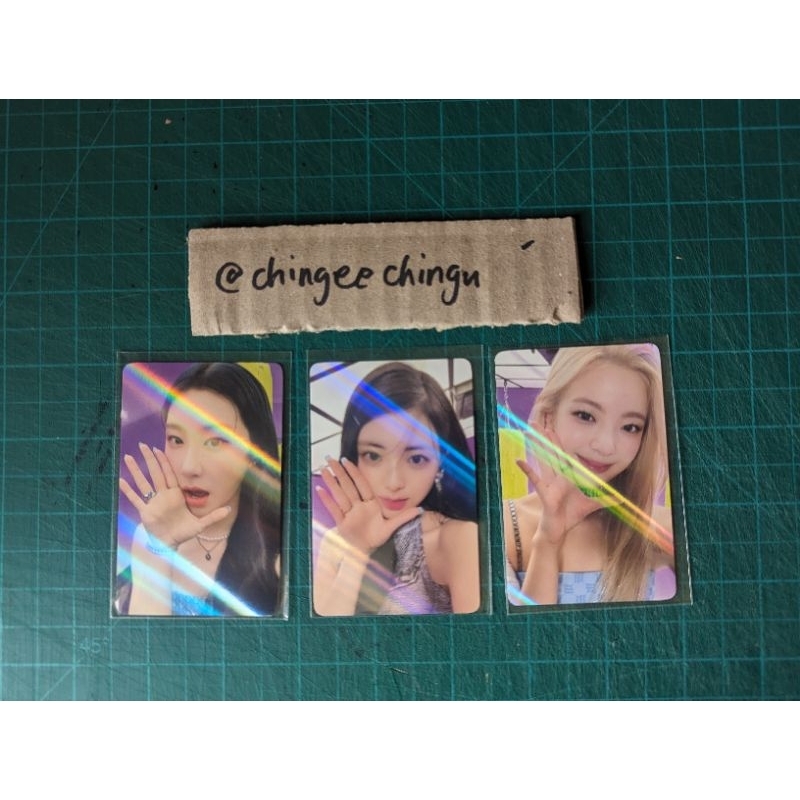 ONHAND] ITZY CRAZY IN LOVE OFFICIAL PHOTOCARDS • WITHDRAMA POB PC