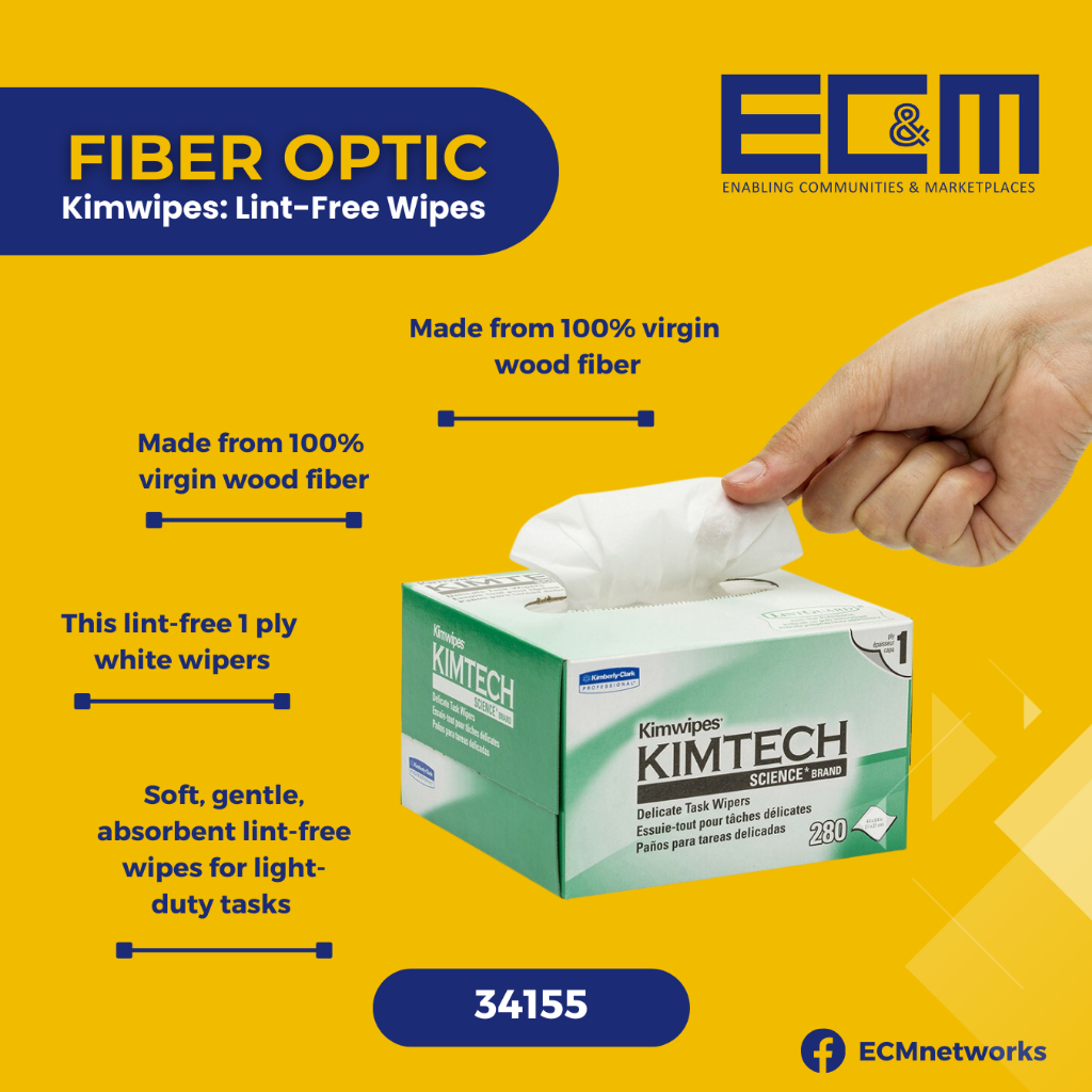 Kimwipes LintFree Wipes, 4.5”x8.5” 280 1 Ply per Box Shopee