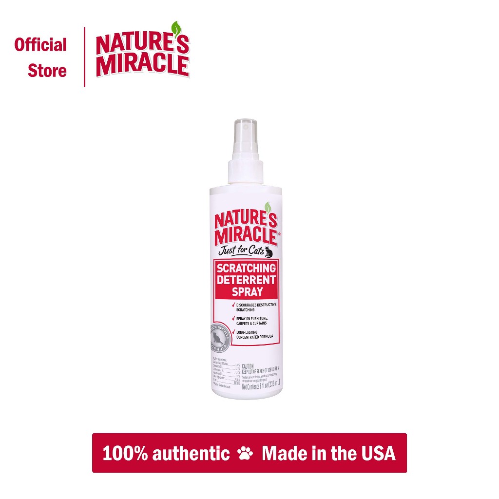 Nature's miracle outlet scratching deterrent spray