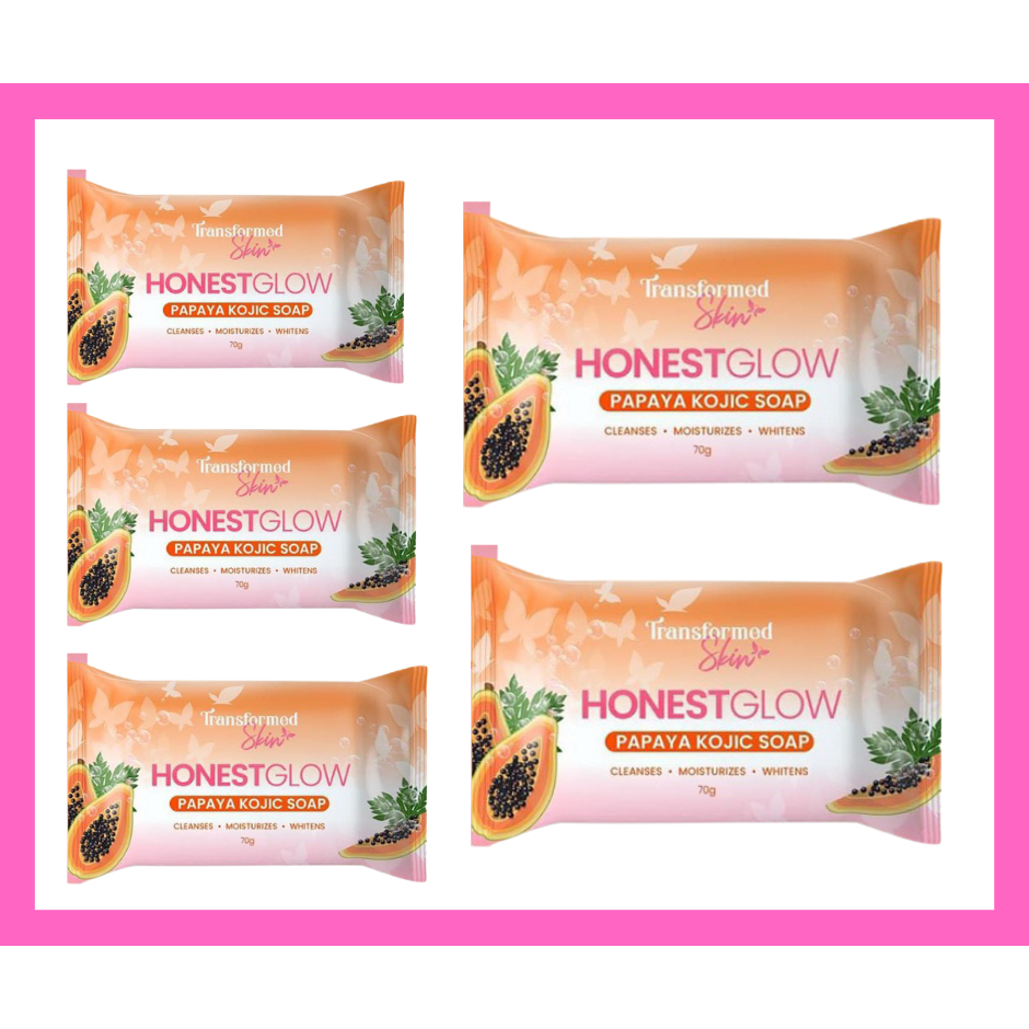 Honest Glow Soap Kojic Papaya 70g Glass Skin Soap 80g Shopee Philippines