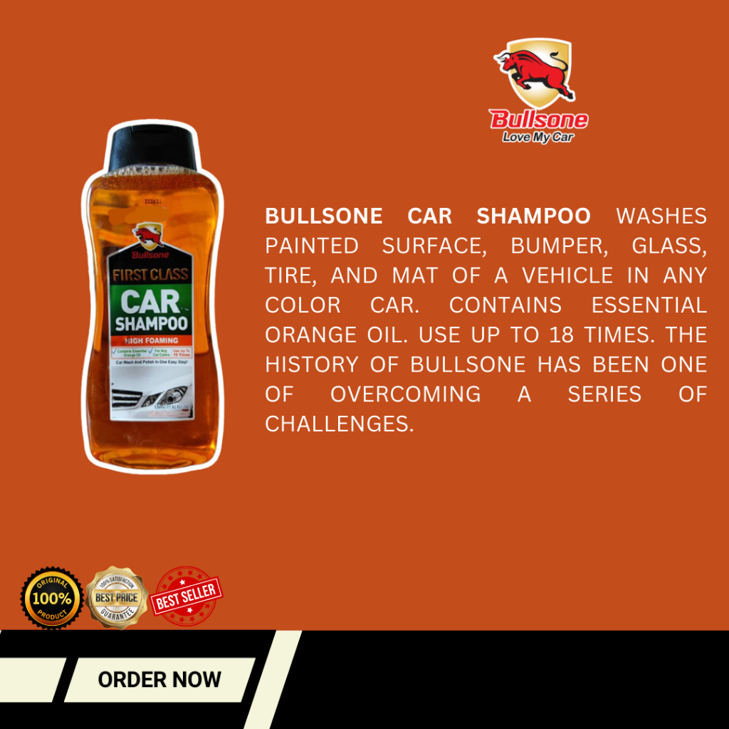 BULLSONE Car Shampoo 530ml Shopee Philippines