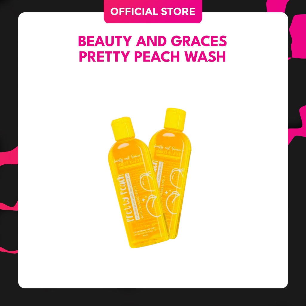 Pretty Peach Feminine Wash by Beauty & Graces 150mlfeminine wash anti