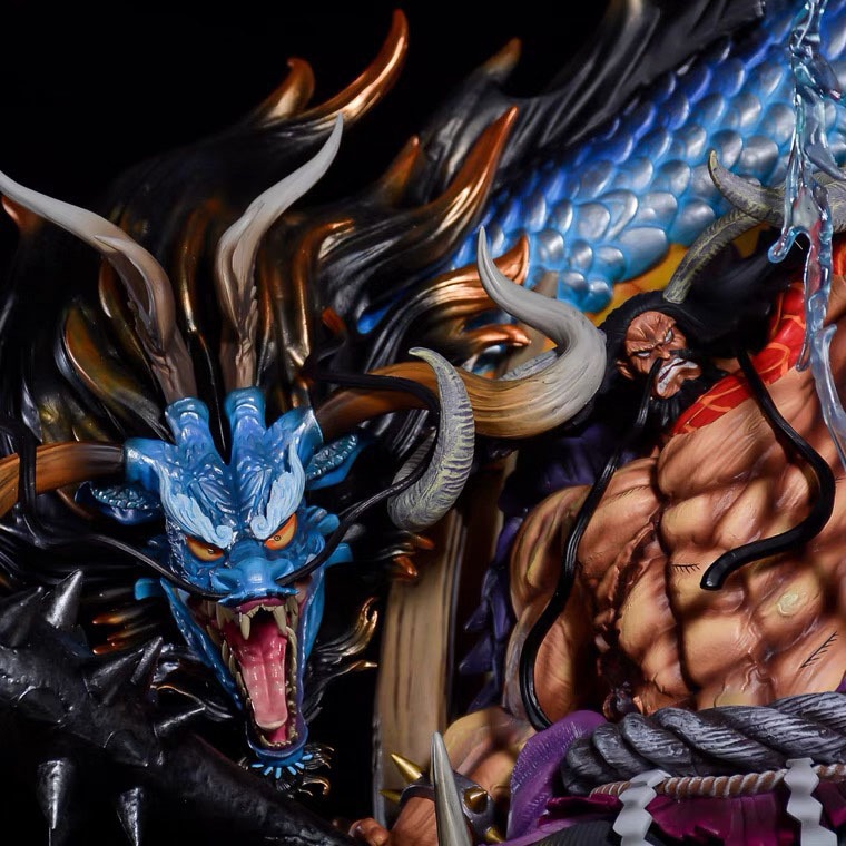 One piece Dragon Kaido Action figure 33cm Solid Doll 4 Sea emperor