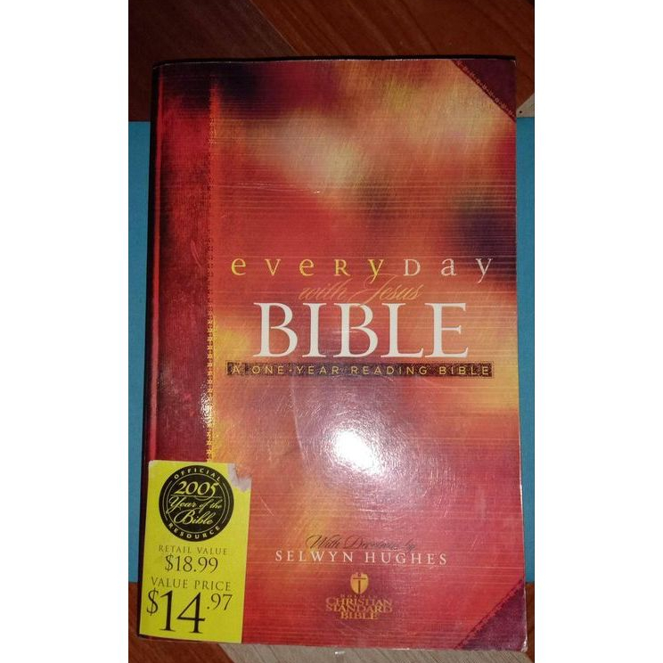 Everyday With Jesus Bible With Devotions (one Year Reading Bible 