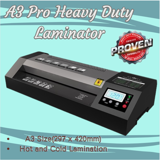 Cuyi A4 A3 Size Laminator Hot Cold Reverse Mini Laminator A4 Size