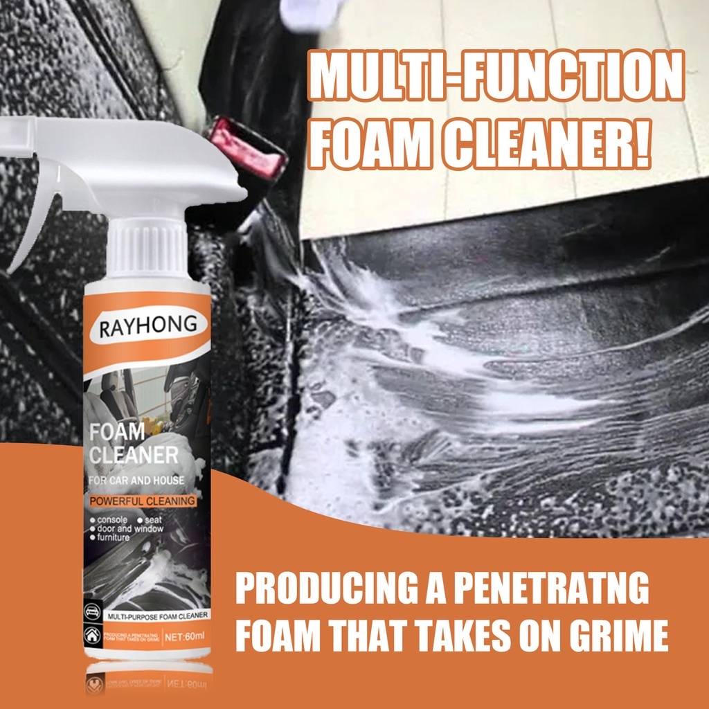 120MLSend spongecar cleaner Suitable for panels, leather seats
