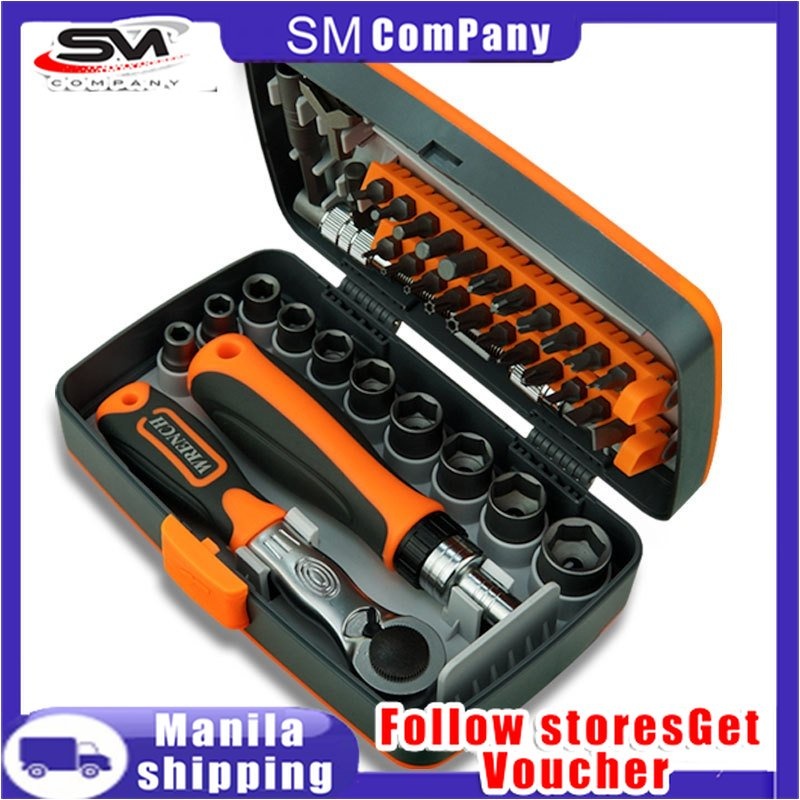 42 In 1 Magnetic Ratchet Screwdriver Set – 72-Tooth Professional Tool Kit For Repairs