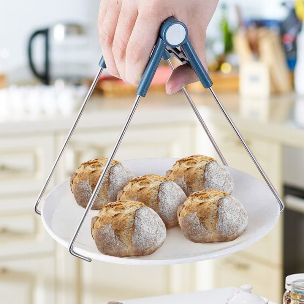 Anti-scald Kitchen Tools Set Clip Bowl Plate Clamp Pot Holder Gloves ...