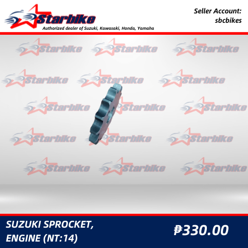 Suzuki Sprocket, Engine (NT14) For Raider 150 ( 2751125G20 ) Shopee