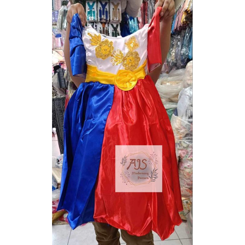 Maria Flag Inspired Gown | Shopee Philippines