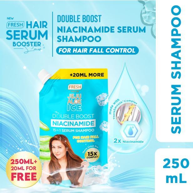 FRESH Hairlab Jeju Aloe Ice Double Boost Niacinamide 15 in 1 Serum ...