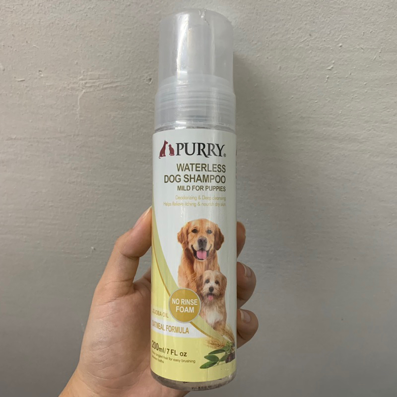 PURRY WATERLESS DOG SHAMPOO NO RINSE SHAMPOO FOR PUPPY & ADULT DOG