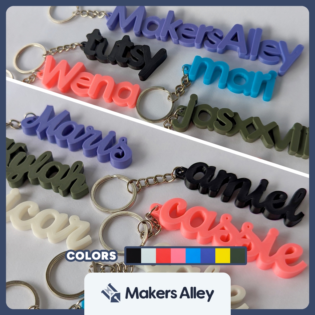 Personalized Name Keychain | 3D Printed Customized | Shopee Philippines