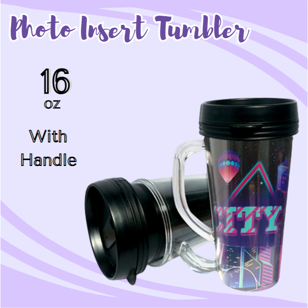 16oz Photo Insert Tumbler with and without handle | Shopee Philippines