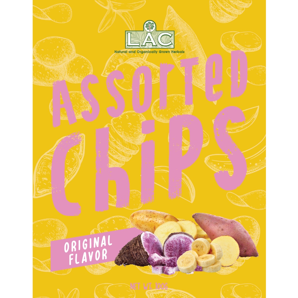 Assorted Chips 100 grams (Camote, Taro, Banana, Potato) | Shopee ...