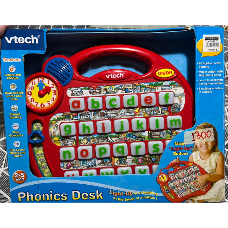 VTECH PHONICS DESK Damage Box | Shopee Philippines