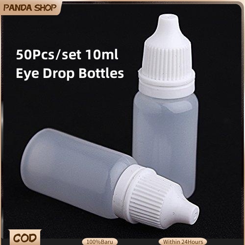 50Pcs 10ml Eye Drop Bottles Empty Eye Liquid Bottles Squeezable Drop ...