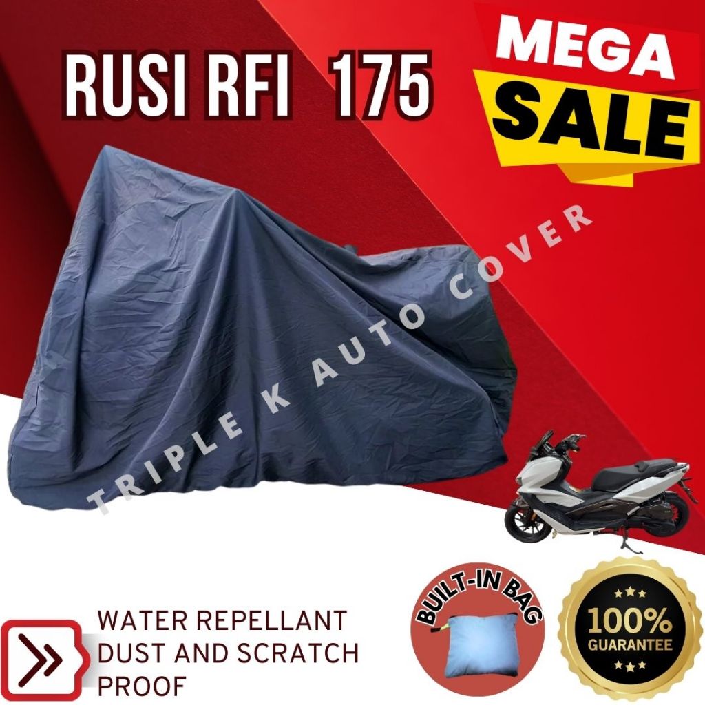 RUSI RFI 175 HIGH QUALITY MOTOR COVER - WATER REPELLANT SCRATCH AND ...