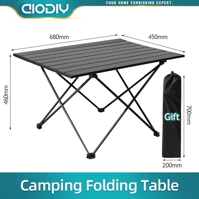 AIODIY Picnic Table and Chair Camping Table Family Dining Folding Table