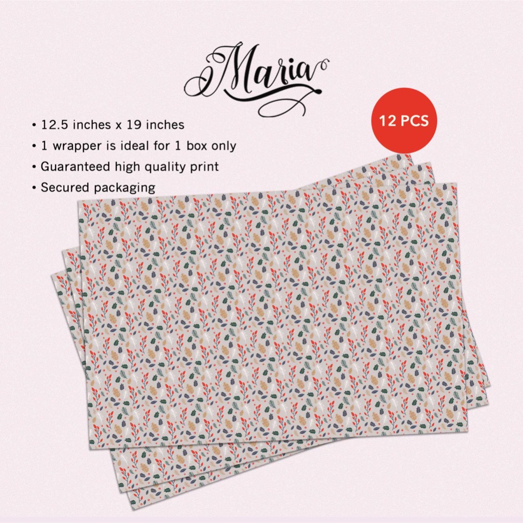 12 pcs Christmas Gift Wrappers with Personalized Gift Tags + Ribbon ...