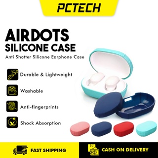 Cheap Silicone Protective Cover For QCY T13 ANC Airdots TWS Bluetooth  Earphone Case Dustproof Protective Case
