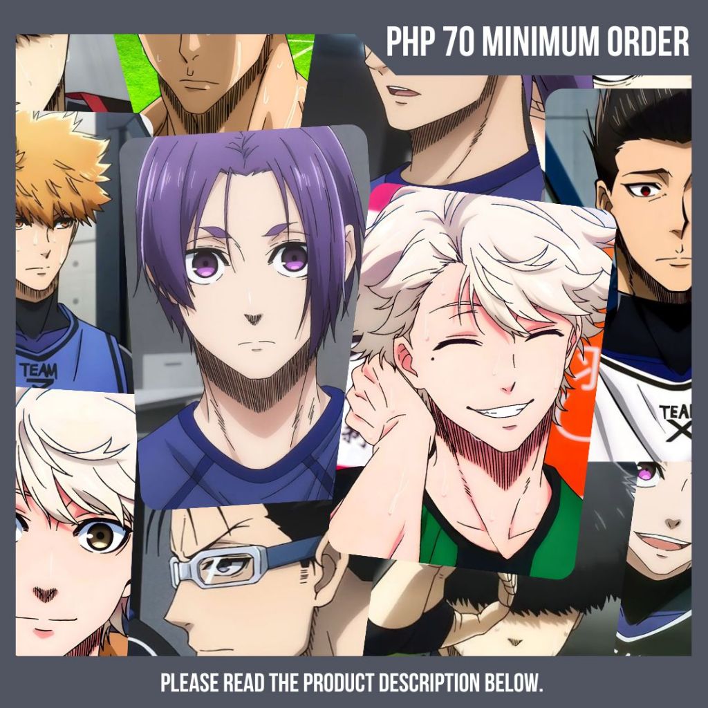 Blue Lock Anime Photocards #3 ( Waterproof and Scratchproof ) | Shopee ...