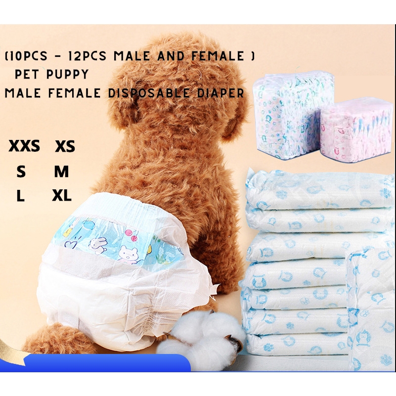 Pet Disposable Diapers for Dogs&Cats Female Diaper Disposable Dog Male