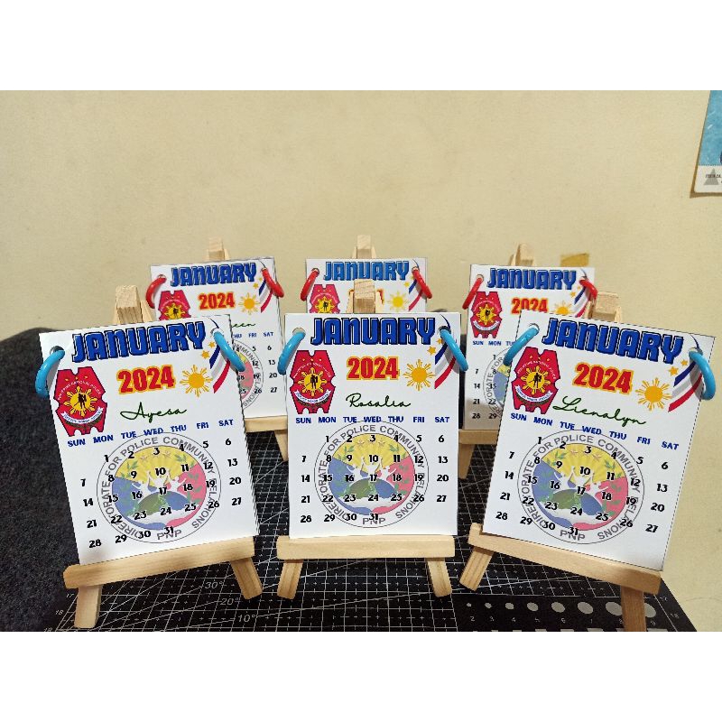 Personalized Desk Calendar Shopee Philippines