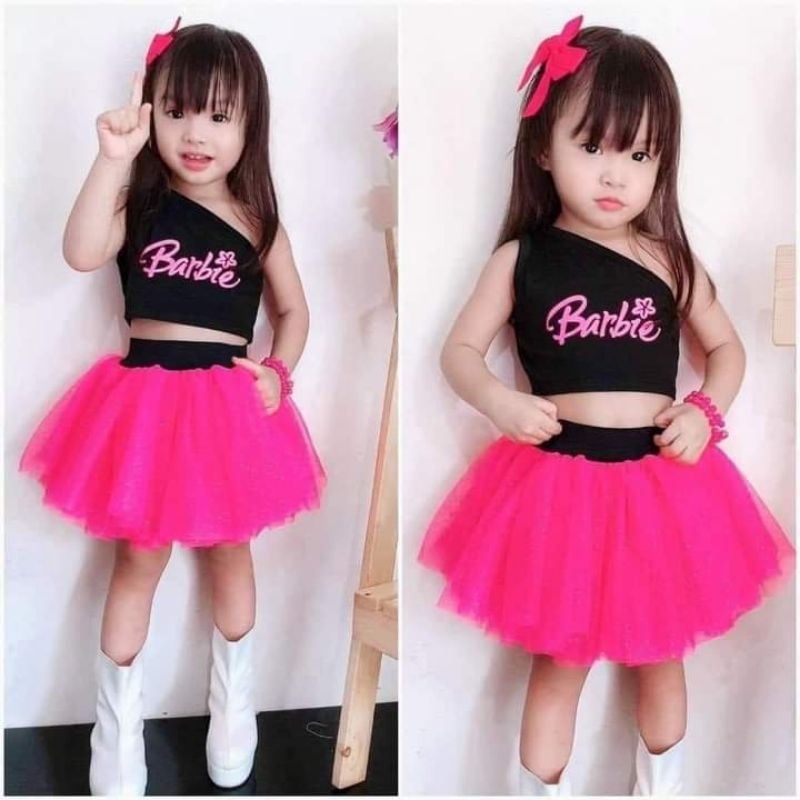 venus barbie terno tutu skirt for kids girls 1 9 yrs old Shopee Philippines
