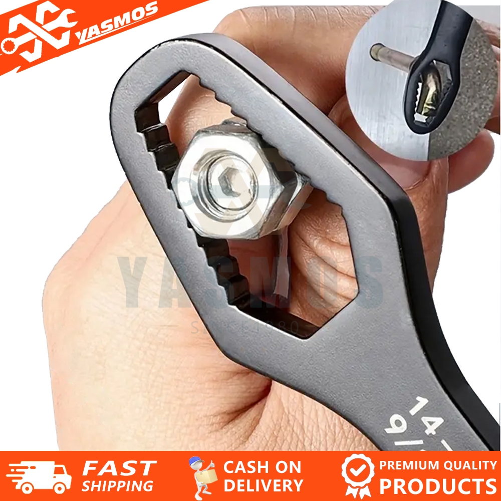 Universal wrench tool doublesided heavyduty multifunctional plum