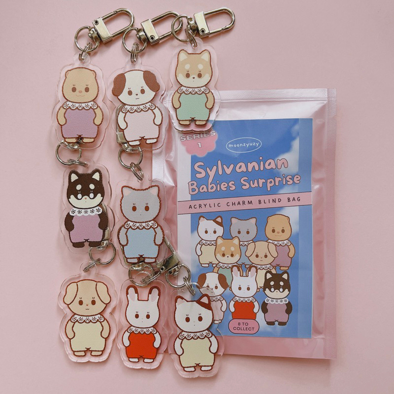 Sylvanian Families Babies Surprise Blind Bag Acrylic Charm by Moonzyuzy ...