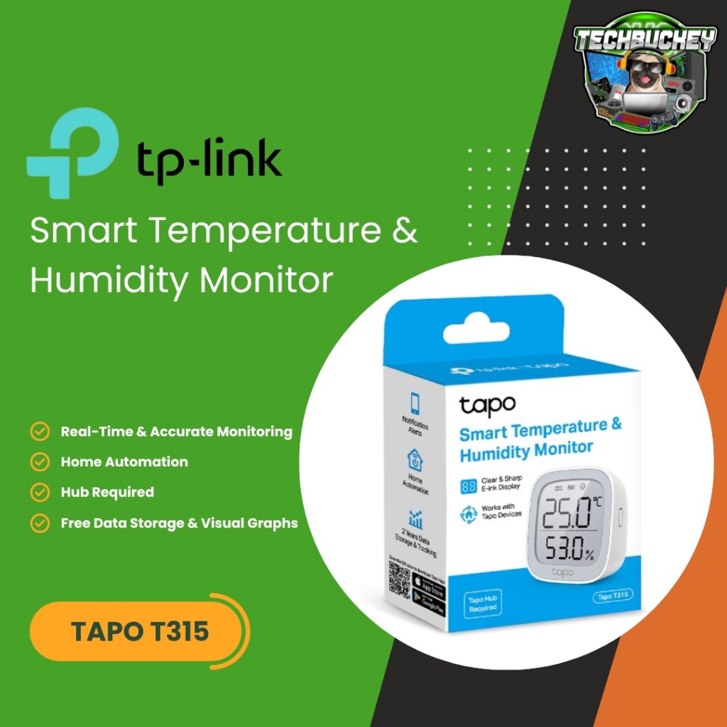 Tapo T315 Smart Temperature & Humidity Monitor | Shopee Philippines