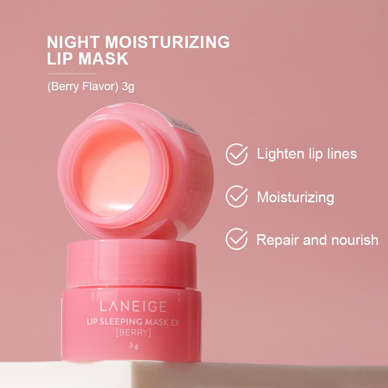 PINKPOINT Lip mask Jelly Strawberry Flavor Night Repair Moisturizing