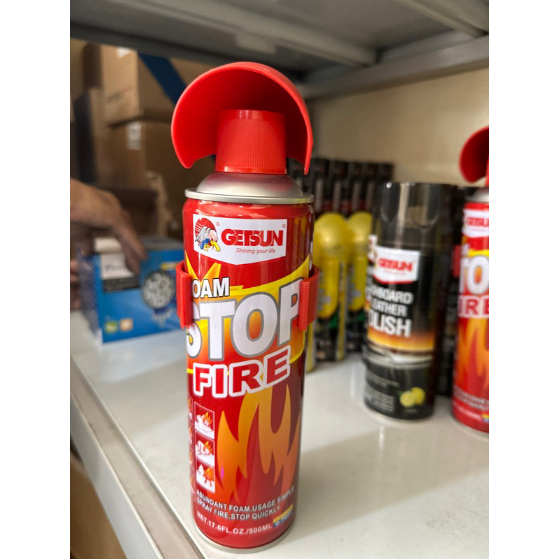 FOAM STOP FIRE PROTECTION FOR CAR 500ml GETSUN BRAND | Shopee Philippines