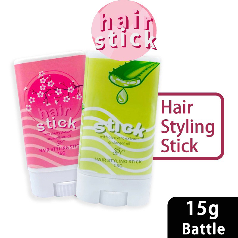 hair Stick Hair Styling Wax Aloe Vera Extract Argan Oil Sunflower Oil