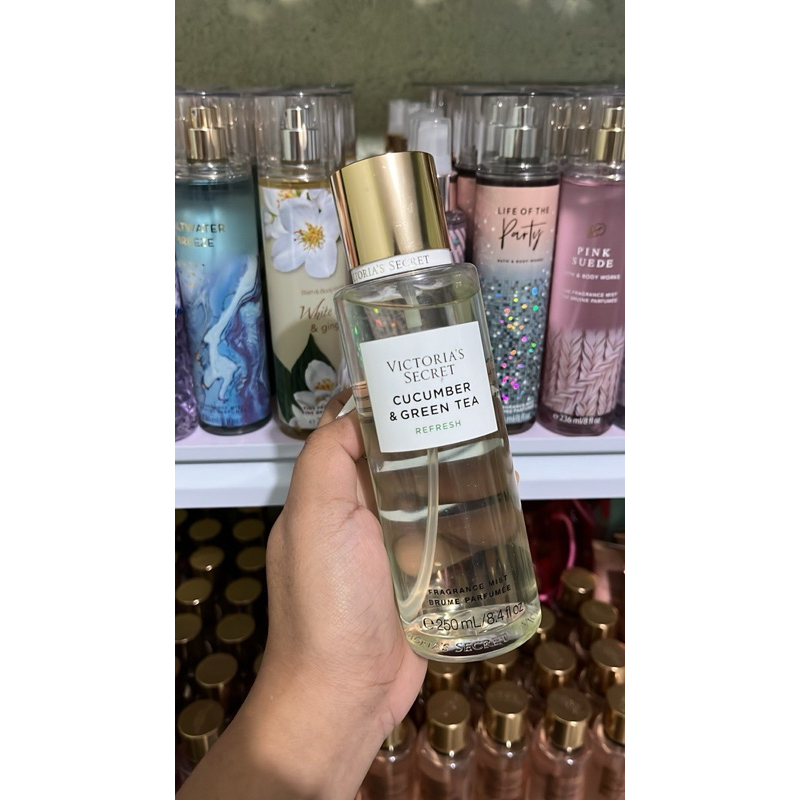 Authentic Victoria’s Secret Cucumber and Green Tea 250mL | Shopee ...