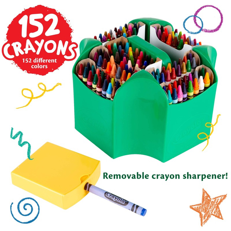Crayola Ultimate Crayon Box Collection (152ct), | Shopee Philippines