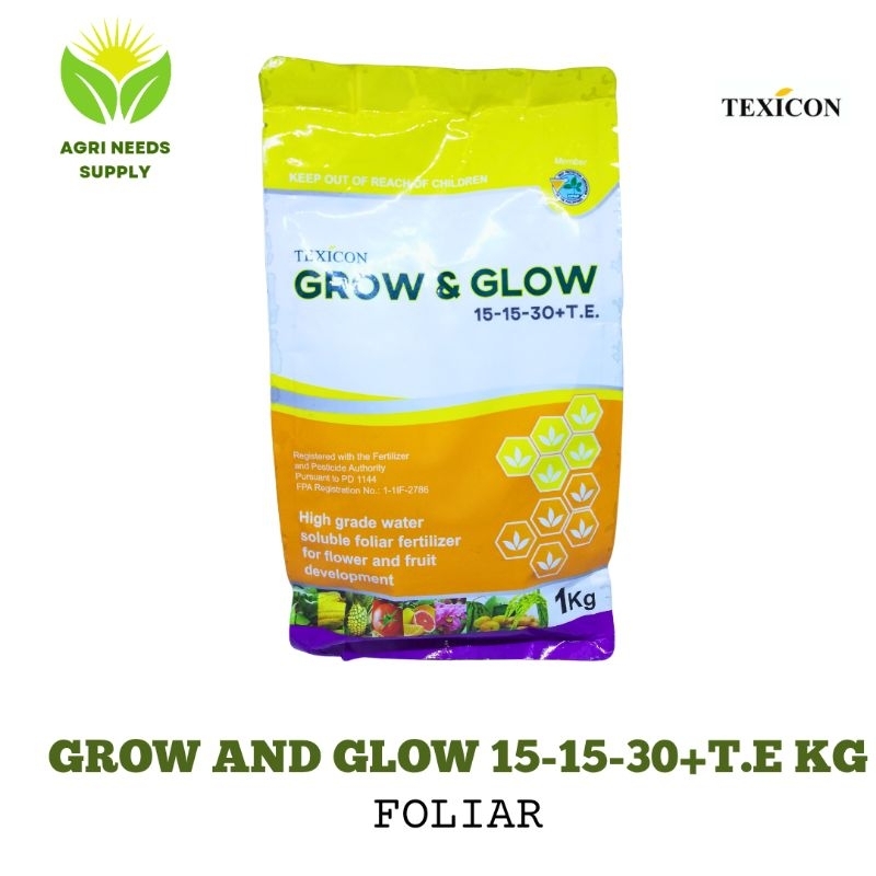 Grow and Glow 15-15-30+T.E 1kg | Shopee Philippines